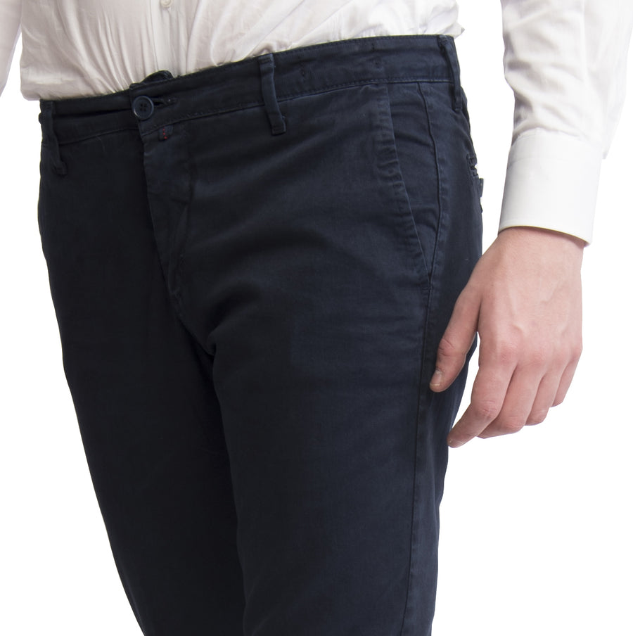 Pantalone cotone invernale elasticizzato VP blu