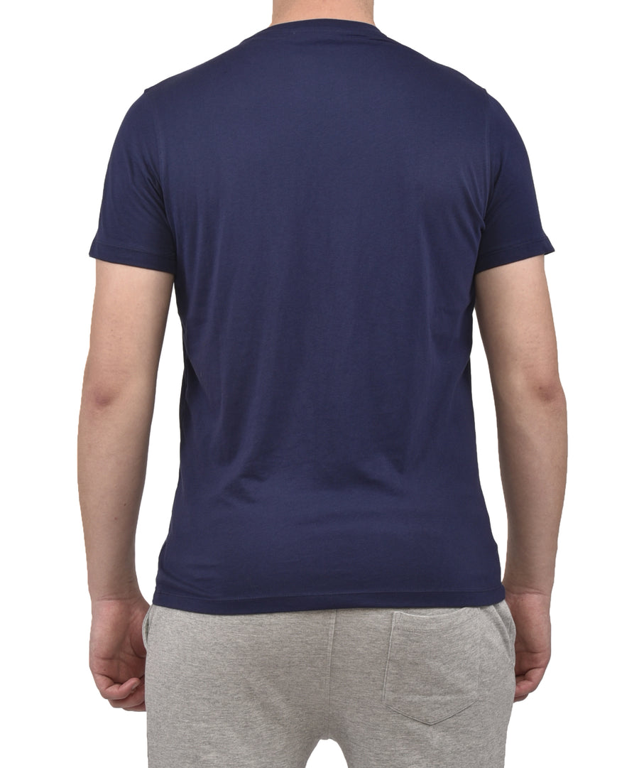 T-Shirt VP Blu con stampa colorata Vespe