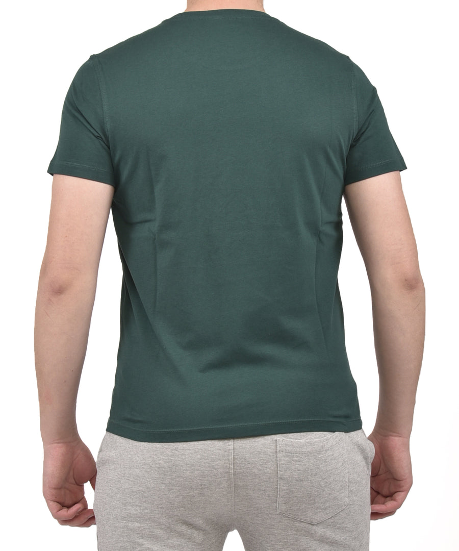 T-Shirt VP verde con stampa colorata Italian Summer