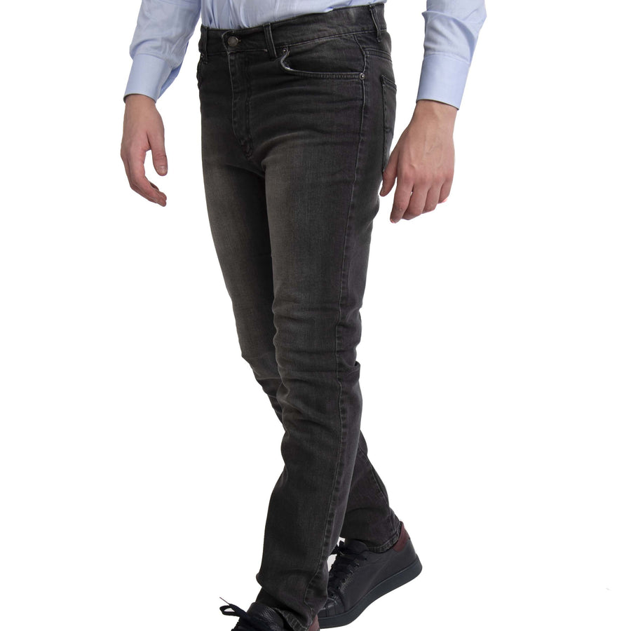 Jeans grigio scuro 5 tasche VP, Made in Italy