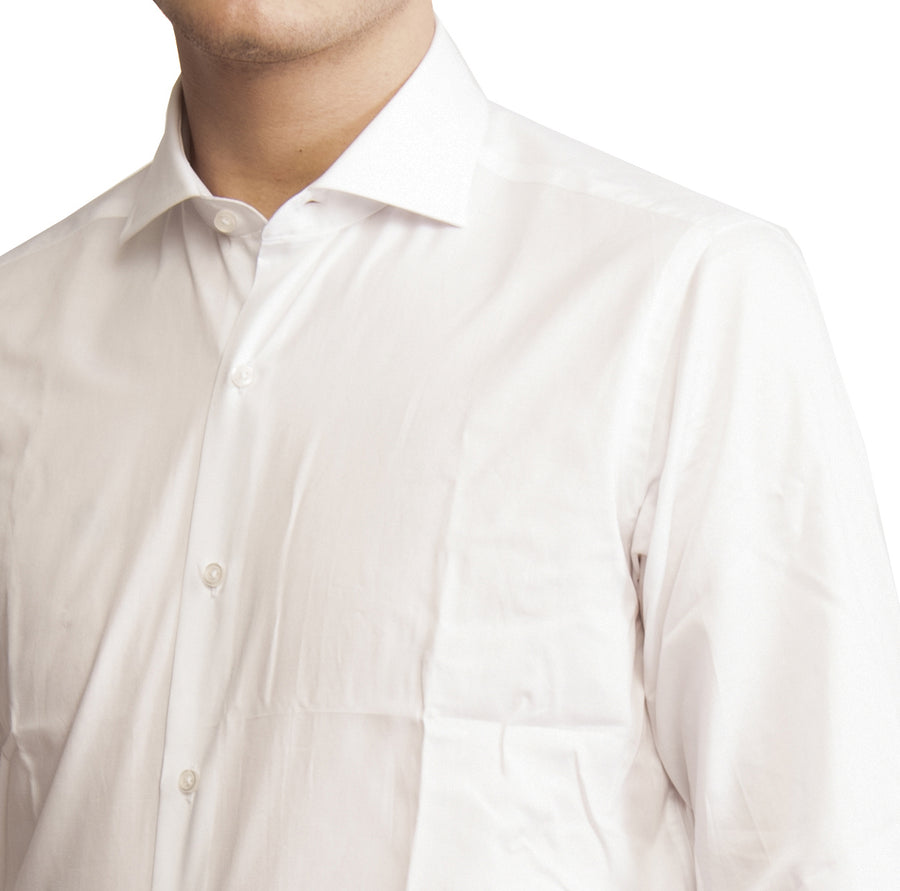 Camicia bianca unita VP in Cotone