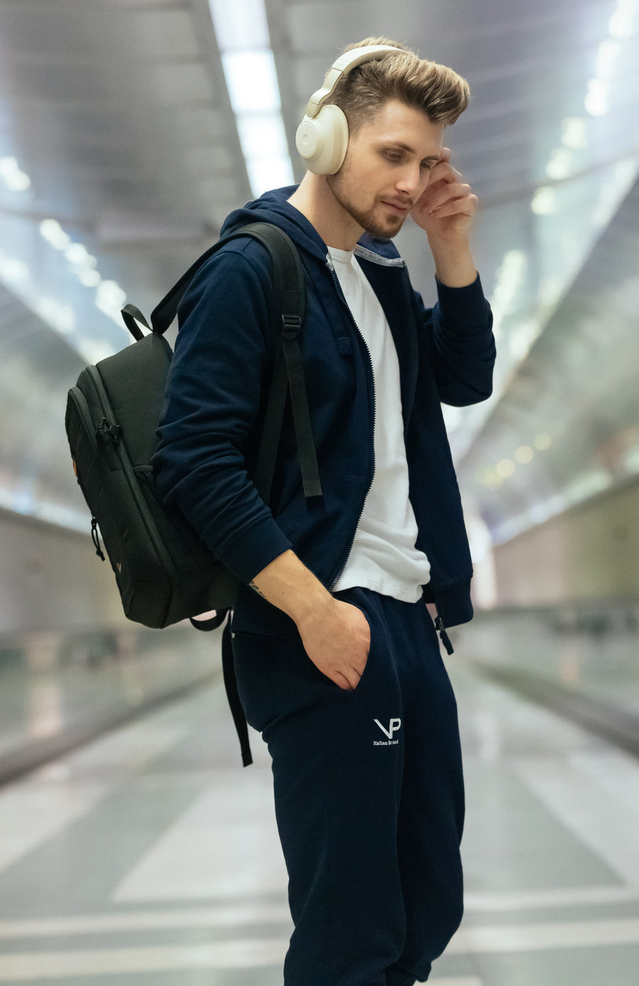 Pantalone in Felpa VP605 : blu o grigio