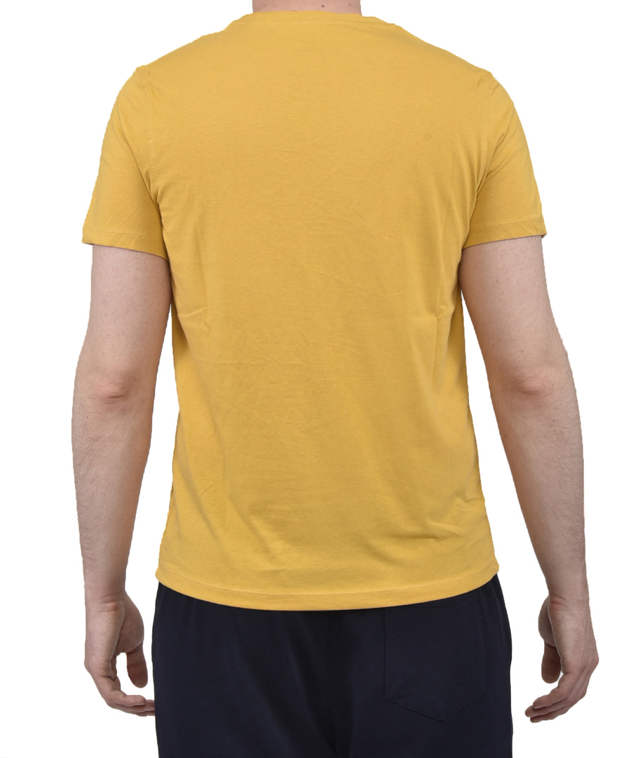 T-Shirt VP Giallo Ambra con stampa colorata Vespe