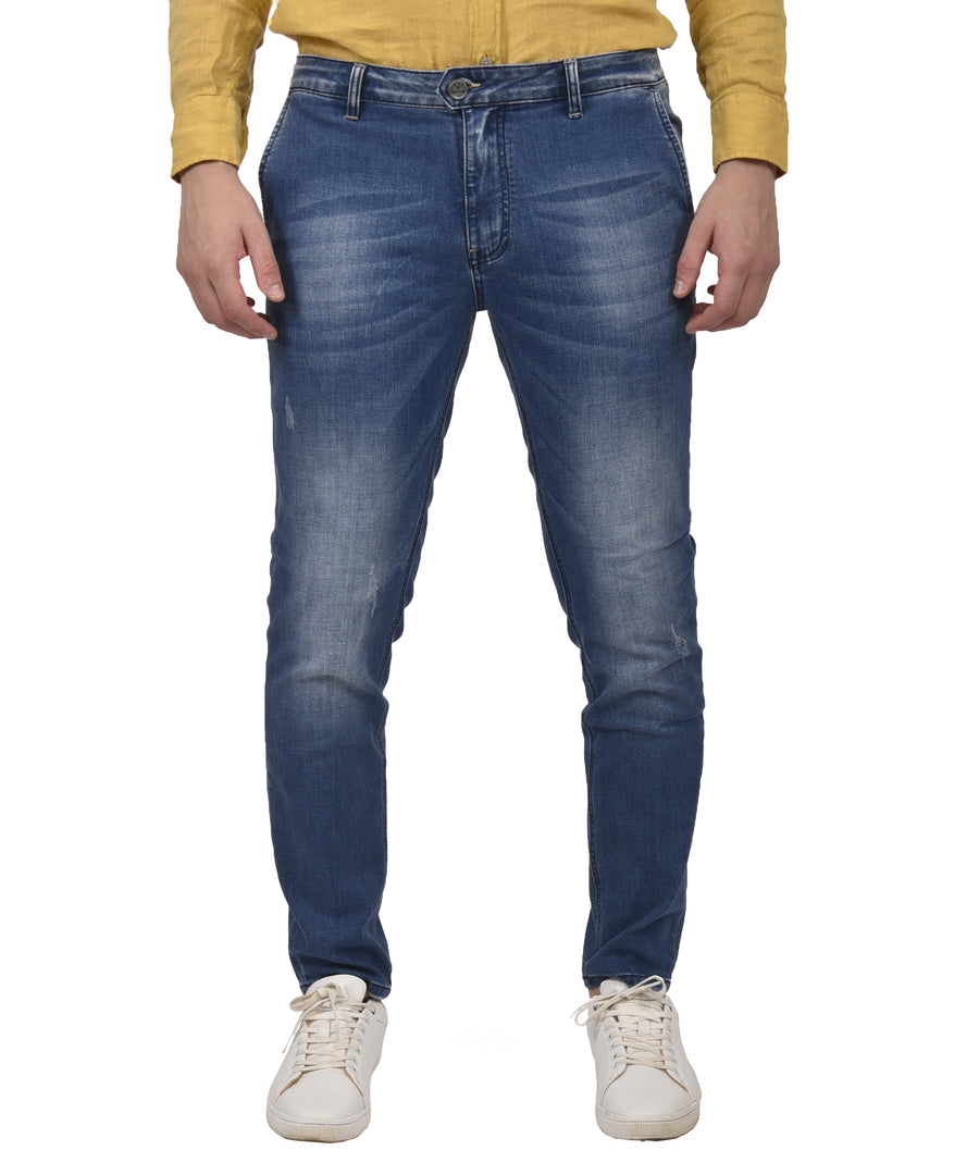 Jeans VP ITALIAN BRAND estivo tasca america, colore blu medio