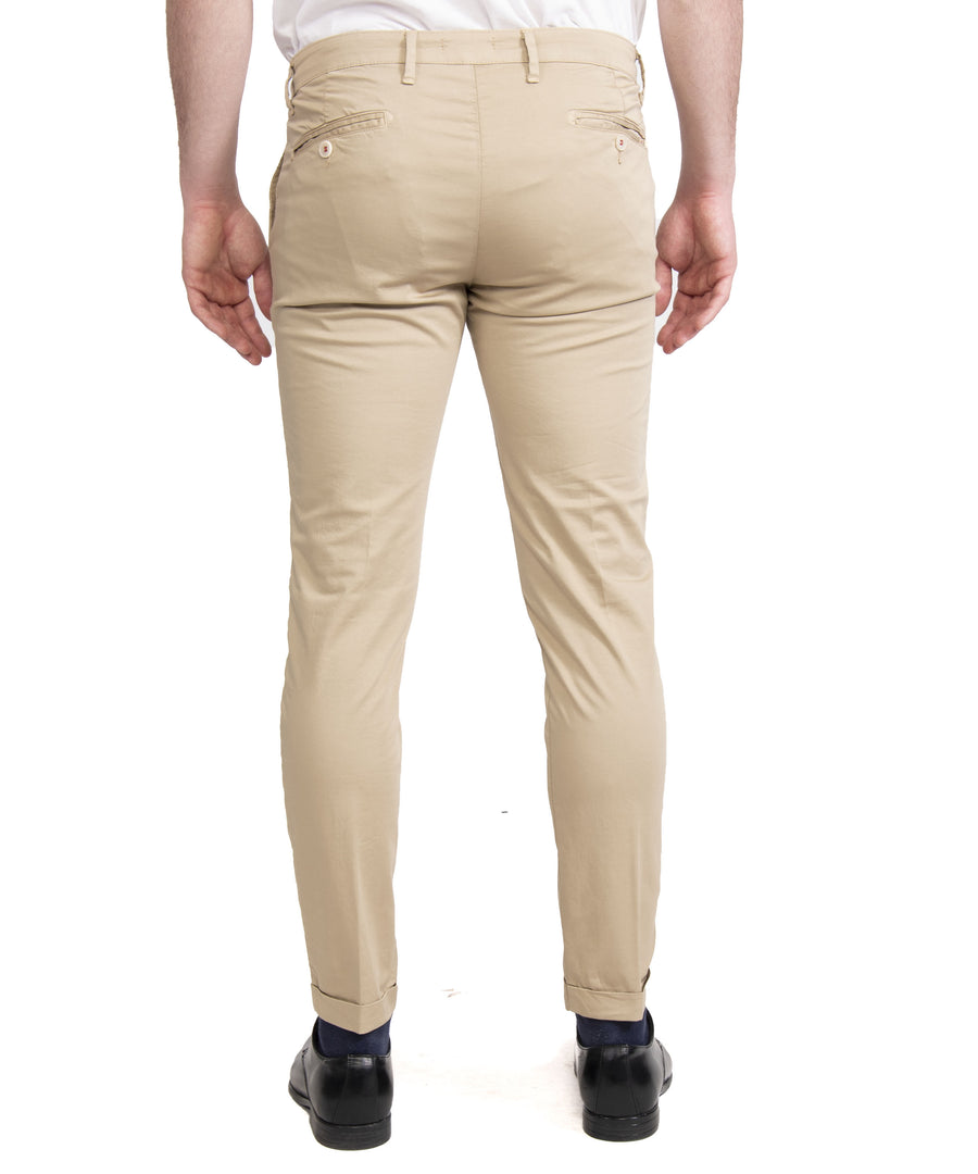 Pantalone VP ITALIAN BRAND cotone elasticizzato beige