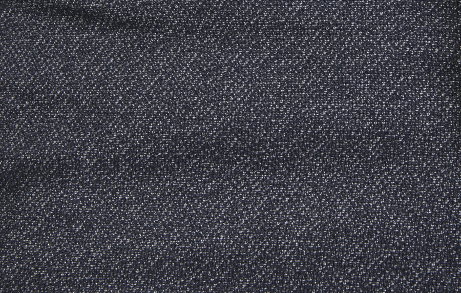 Pantalone in cotone effetto melange VP blu