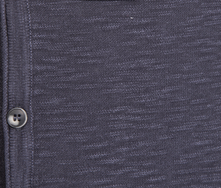 Maglia D499220S Cardigan blu in cotone